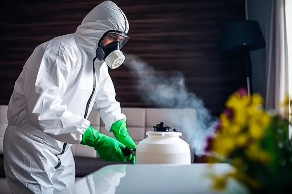 Désinfection près de Font-Romeu